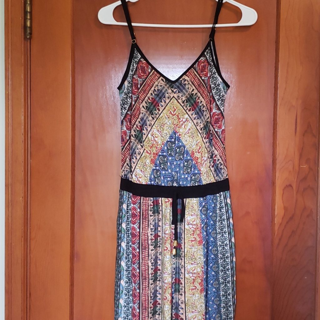 Patterned Jumpsuit With Pockets!!
